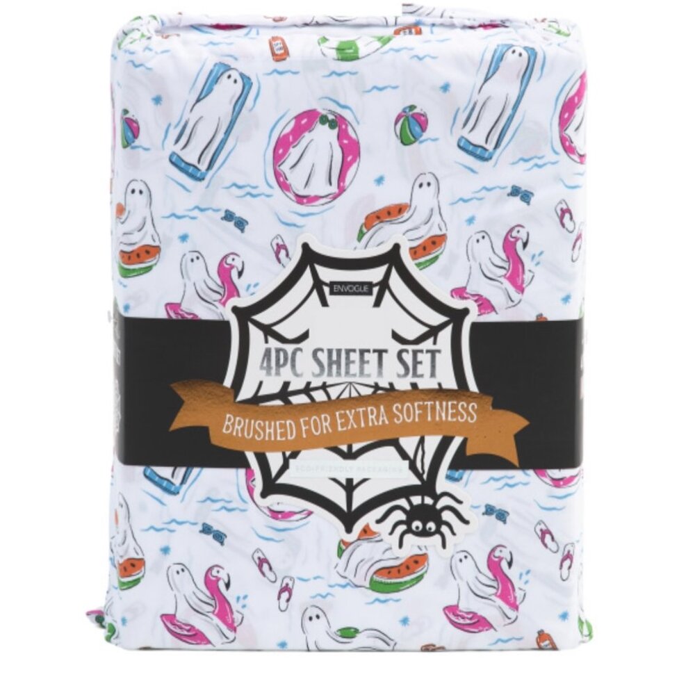 En Vogue Summerween/ Halloween Twin Sheet Set